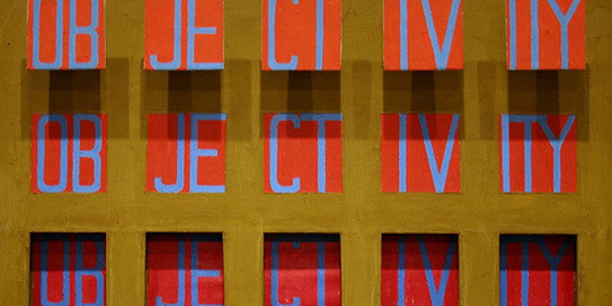 illustrasjon av bokstavene objectivity